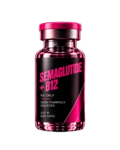 Semaglutide + B12 in a Fit Club prescription vial