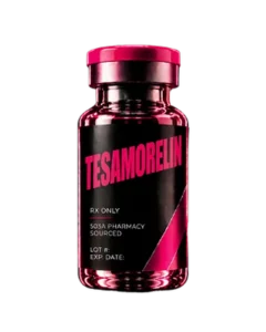 Tesamorelin in a Fit Club prescription vial